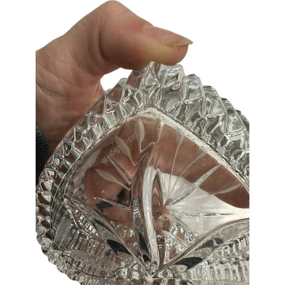 wedgwood clear glass heart trinket box